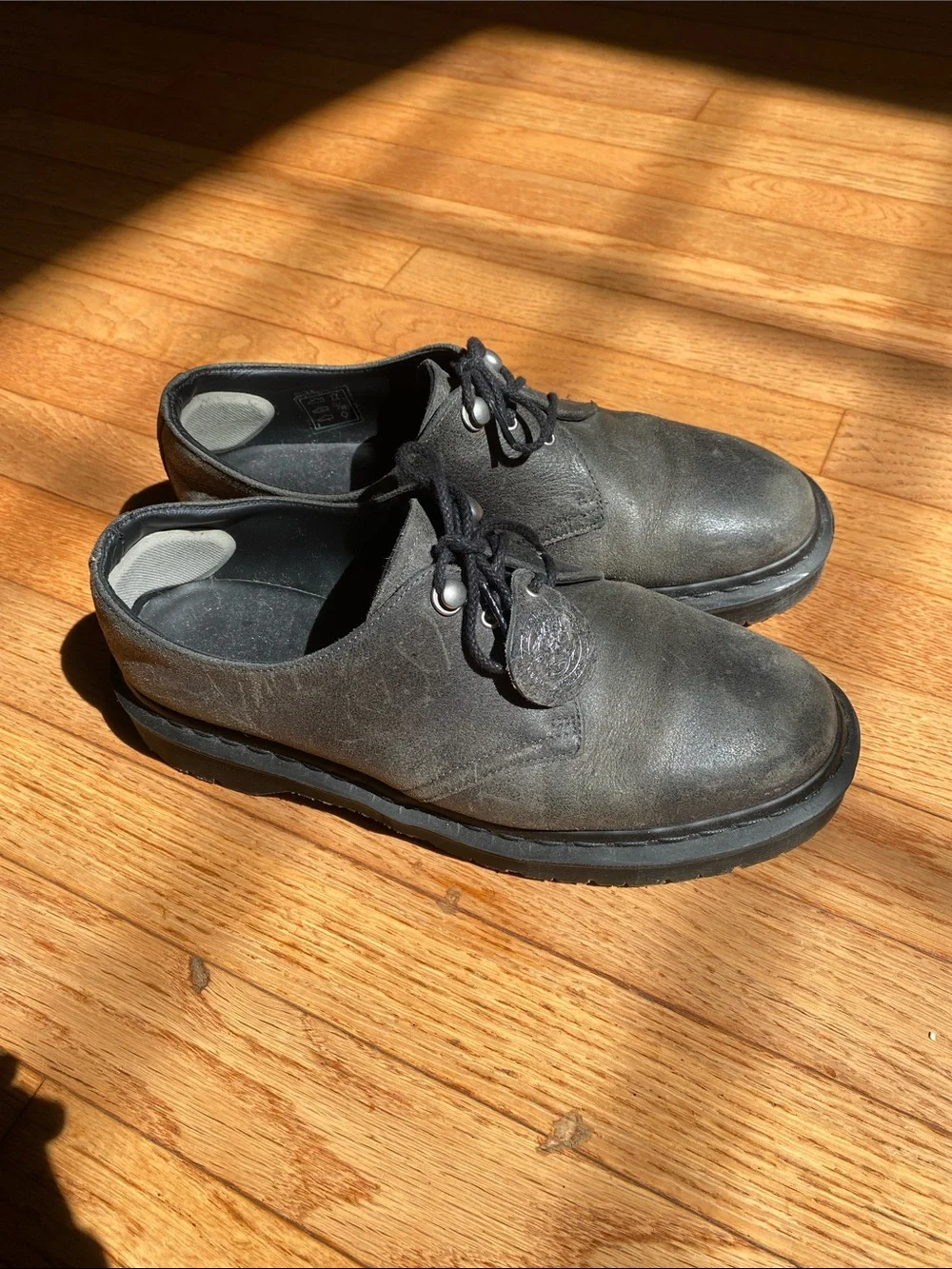 Dr. Martens Men's Black Lace-Up Oxfords